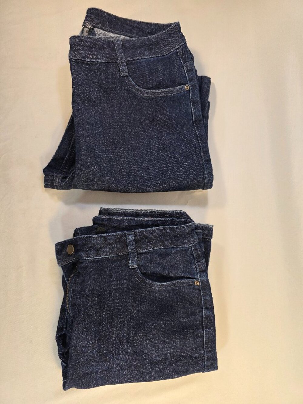 McDonalds Uniform Employee Crew Work Pants Women's Size 8R Blue Jeans 28x30 NWOT